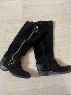 Suede laarzen, Ophalen of Verzenden, Zo goed als nieuw, Zwart, Hoge laarzen