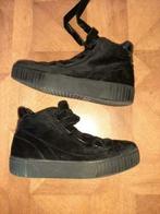 Marco Tozzi fluweel velvet sneakers maat 38 zwart, Zwart, Marco Tozzi, Ophalen of Verzenden, Sneakers of Gympen