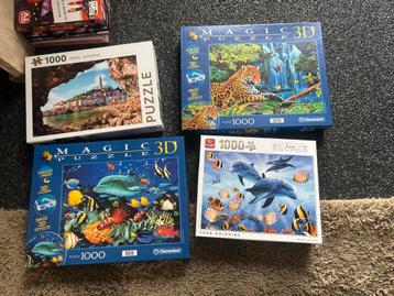Puzzels 1000 stukjes - Diverse afbeeldingen beschikbaar voor biedingen