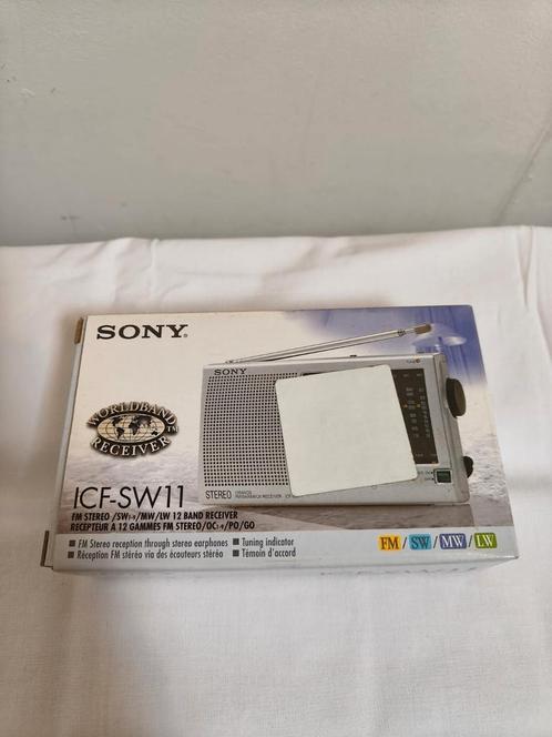 Wereldontvanger Sony ICF-sw11, Audio, Tv en Foto, Radio's, Zo goed als nieuw, Wereldontvanger, Ophalen