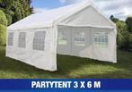 Partytent 3x6 4x8 5x10 te huur, Partytent, Minder dan 4 meter, Ophalen of Verzenden, Zo goed als nieuw