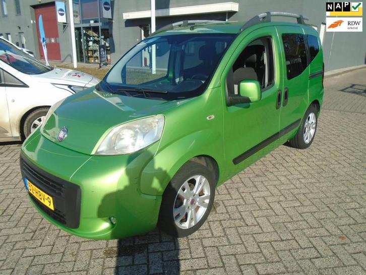 Fiat Qubo 1.4 Dynamic, Auto's, Fiat, Bedrijf, Te koop, Qubo, ABS, Airbags, Airconditioning, Bluetooth, Boordcomputer, Centrale vergrendeling
