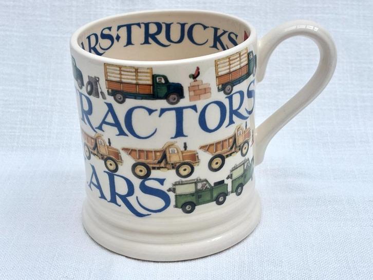 Emma Bridgewater - Men at Work, Huis en Inrichting, Keuken | Servies, Zo goed als nieuw, Kop(pen) en/of Schotel(s), Overige stijlen