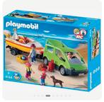 Playmobil 4144 - Gezinswagen met boot, Ophalen of Verzenden, Gebruikt, Complete set