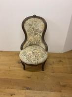 Charmante Breistoel met Bloemenmotief, Huis en Inrichting, Stoelen, Ophalen, Gebruikt, Overige kleuren, Eén