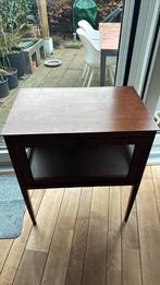 Vintage Thee- of Drankkastje met Glas, Ophalen, Gebruikt, Met klep(pen), 50 tot 100 cm