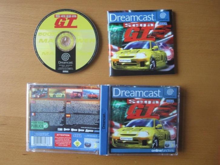 Sega GT Sega Dreamcast, Spelcomputers en Games, Games | Sega, Zo goed als nieuw, Saturn of Dreamcast, Racen en Vliegen, 1 speler