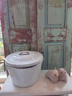 Leuke oude emaille poffert ., Ophalen of Verzenden