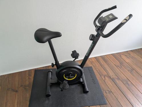 Hometrainer incl. mat, Sport en Fitness, Fitnessapparatuur, Zo goed als nieuw, Hometrainer, Metaal, Ophalen