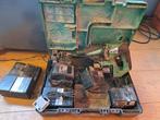 Hitachi DH 36DL 36v Boorhamer + Accu's & Koffers, Doe-het-zelf en Verbouw, Ophalen of Verzenden, Gebruikt, Boor- en/of Breekhamer