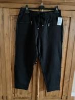 Zwarte broek van MS Mode met ritsjes, maat 46, Nieuw, Zwart, Maat 46/48 (XL) of groter, Nieuw, Ophalen of Verzenden