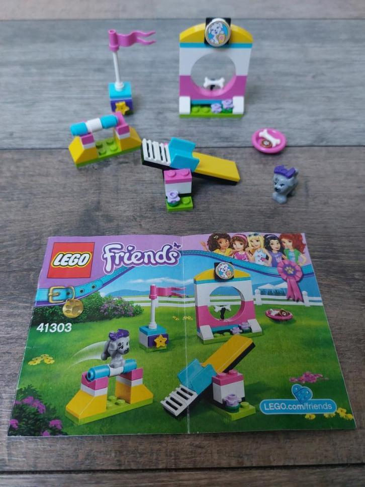 LEGO Friends Puppy Speeltuin - 41303, Kinderen en Baby's, Speelgoed | Duplo en Lego, Zo goed als nieuw, Lego, Complete set, Ophalen of Verzenden