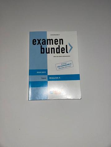 Examenbundel wiskunde A 2024-2025 beschikbaar voor biedingen