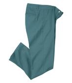 eendenblauwe chino stretch broek maat 56, Nieuw, Blauw, Ophalen of Verzenden, Maat 56/58 (XL)