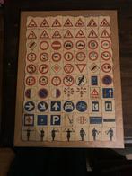 Vintage Verkeersborden Puzzel, Antiek en Kunst, Ophalen of Verzenden, Overige thema's