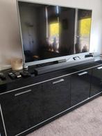 Zwart dressoir te koop, Huis en Inrichting, Kasten | Dressoirs, Ophalen, Gebruikt, 25 tot 50 cm