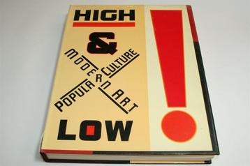 High & Low — Modern Art & Popcultuur — Dik Kunstboek beschikbaar voor biedingen