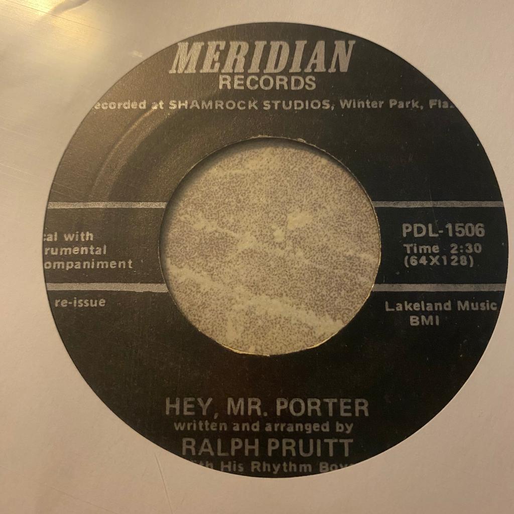 Rockabilly: RalphPruitt: Hey, Mr. Porter re, Overige genres, 7 inch, Single, Ophalen of Verzenden