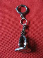 Sleutelhanger zilver met gouden elementen Nr. 220037, Antiek en Kunst, Antiek | Goud en Zilver, Verzenden, Zilver
