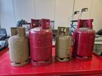 4 x oude gasfles, Ophalen, Gebruikt, Gas, Gas
