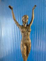 Bronzen sculptuur . dancerese. Naar D.Chiparus, Ophalen of Verzenden