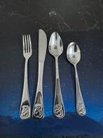 Verzilverd Kinderbestek beer Koninklijk van Kempen & Begeer, Ophalen of Verzenden, Gebruikt, Zilver, Bestekset