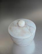 Marmeren pot met deksel, zwaar!, Ophalen of Verzenden