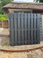 Houten schutting zwart 2,00x 2,00 m, Tuin en Terras, Ophalen of Verzenden, Gebruikt, 6 meter of meer