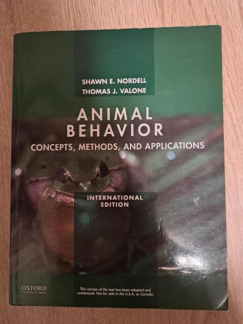 Animal Behavior, Boeken, Studieboeken en Cursussen, Zo goed als nieuw, WO, Beta, Ophalen of Verzenden