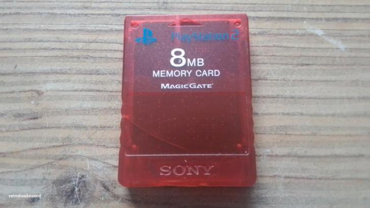 PS2 Memory Card 8MB - Sony, Spelcomputers en Games, Spelcomputers | Sony PlayStation 2, Gebruikt, Met 1 controller, Ophalen of Verzenden
