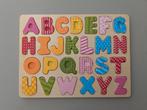 4x Houten Alfabet Puzzel - Leerzaam en Leuk!, Ophalen of Verzenden, Zo goed als nieuw, Puzzelen