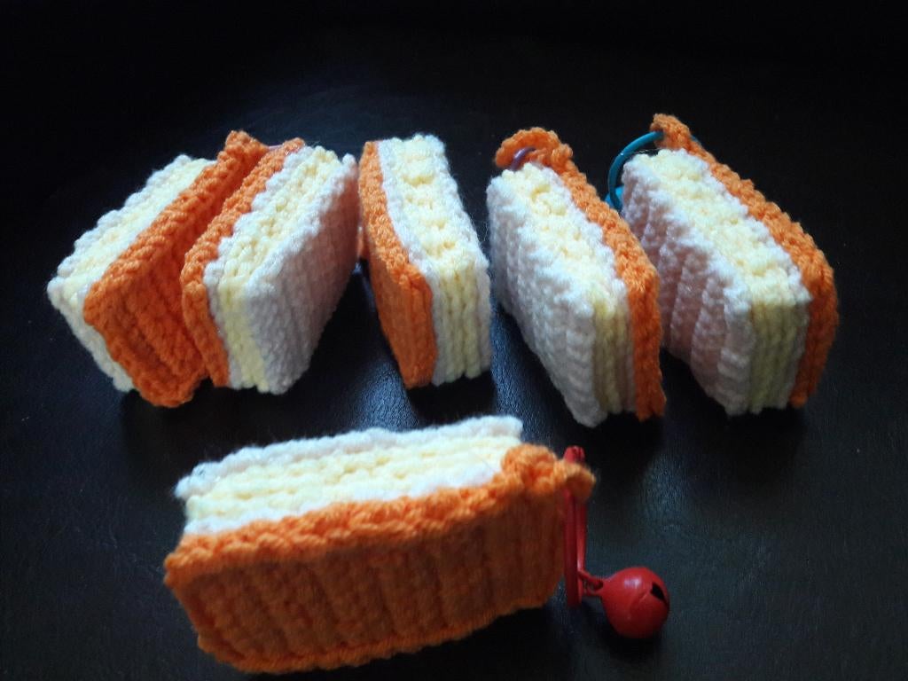 Sleutel/tashanger Tompouce Koningsdag WK EK, Ophalen, Nieuw, Feestartikel, Oranje of Koningsdag