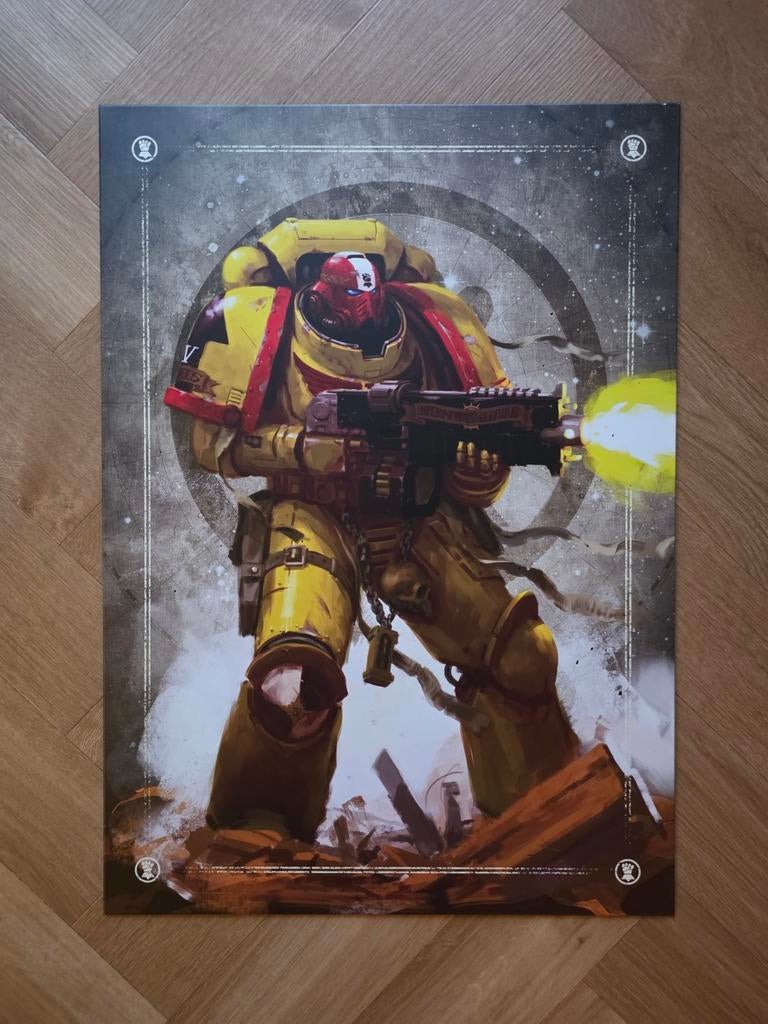 Warhammer metalen posters Displate 48cm x 67,5cm, Boeken, Ophalen