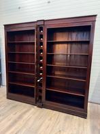 Jan Frantzen Boekenkast Mahoniehout met verborgen Wijnrek, Antiek en Kunst, Ophalen