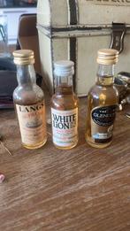 5 oude Whisky miniature uit de jaren 80 vorige eeuw, Ophalen of Verzenden, Zo goed als nieuw