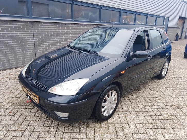 Ford Focus 1.6 I Trend 5D 2003 Zwart APK 10-26. NETTE WAGEN., Auto's, Ford, Bedrijf, Focus, Benzine, C, Hatchback, Handgeschakeld