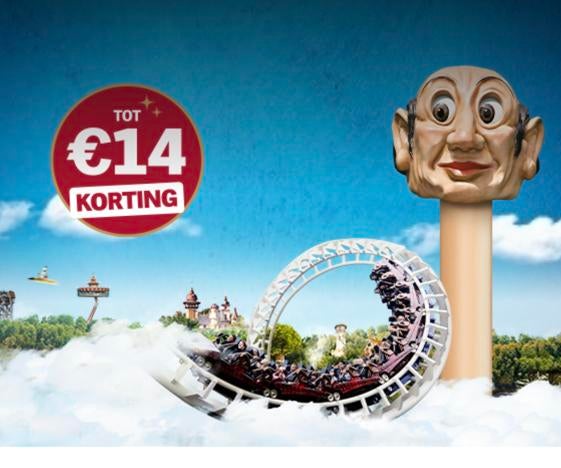 Albert heijn efteling zegels, Tickets en Kaartjes, Eén persoon, Kortingsbon, Pretpark