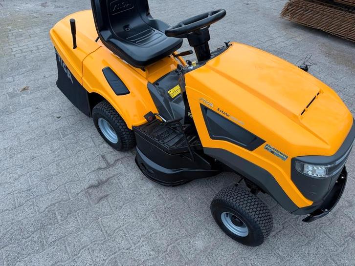 stiga estate 5092 HW  kawasaki zitmaaier achtervanger, Tuin en Terras, Zitmaaiers, Gebruikt, 90 tot 120 cm, Elektrische starter