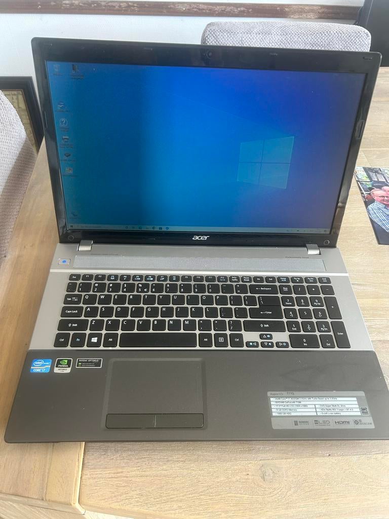 Acer 17 inch laptop - Ideaal voor werk en entertainment, Computers en Software, Windows Laptops, Gebruikt, HDD, Qwerty, 8 GB