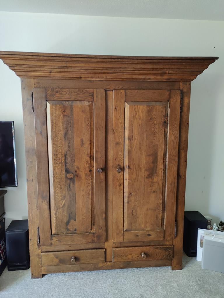 Broodkast, massief eiken, Antiek en Kunst, Antiek | Meubels | Kasten, Ophalen