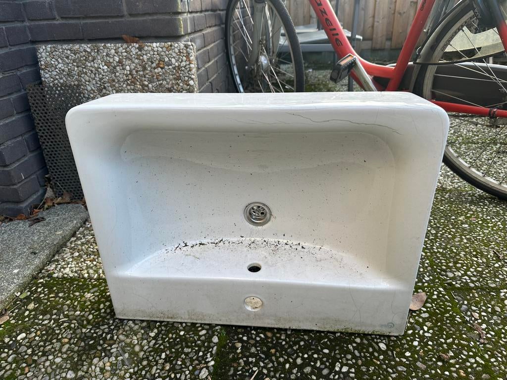 Witte wasbak nieuw, Ophalen, Zo goed als nieuw