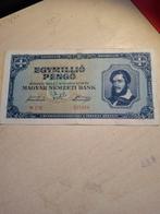 1 Miljoen Pengo Hongarije 1945 - Historisch Bankbiljet, Ophalen of Verzenden, Hongarije, Los biljet