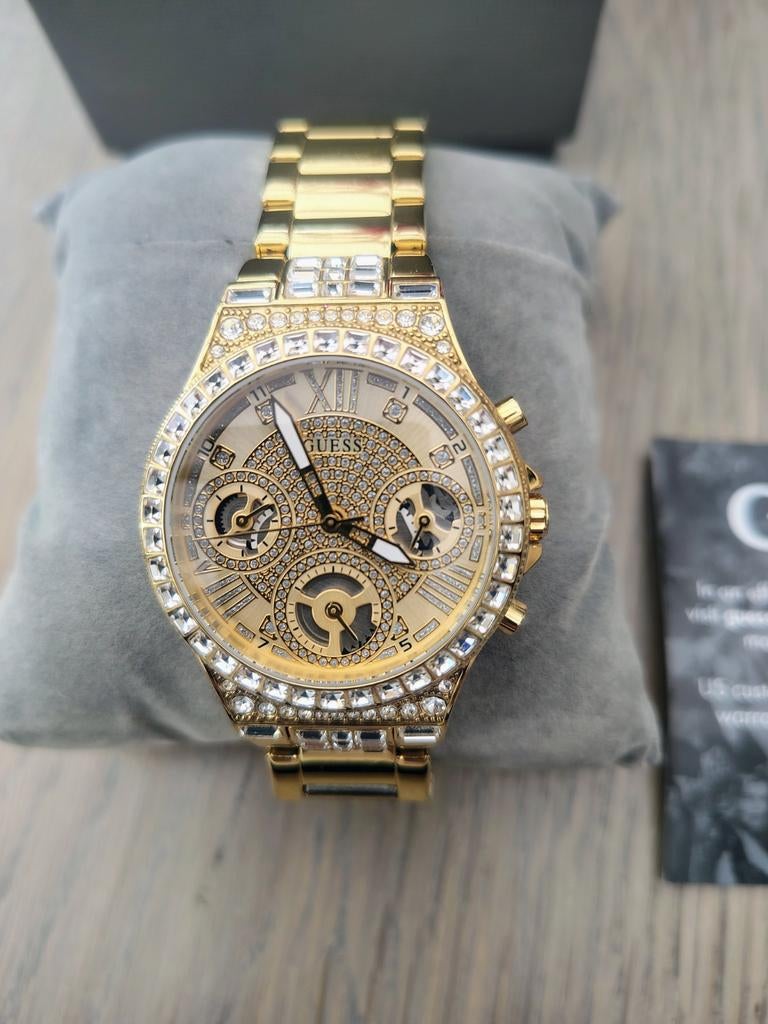 Mooie dames guess horloge, Staal, Guess, Polshorloge, Ophalen of Verzenden