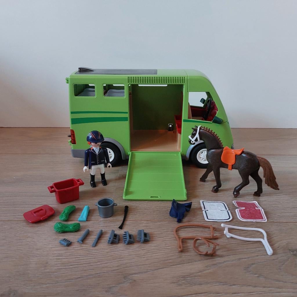 Playmobil - Paardenvrachtwagen (6928), Ophalen of Verzenden, Gebruikt, Complete set