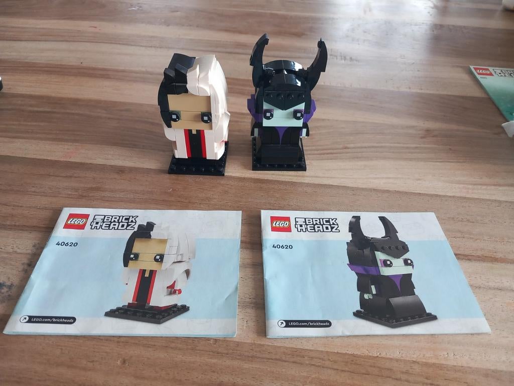 Lego BrickHeadz 40620 Cruella & Maleficent, Ophalen of Verzenden, Zo goed als nieuw, Complete set, Lego