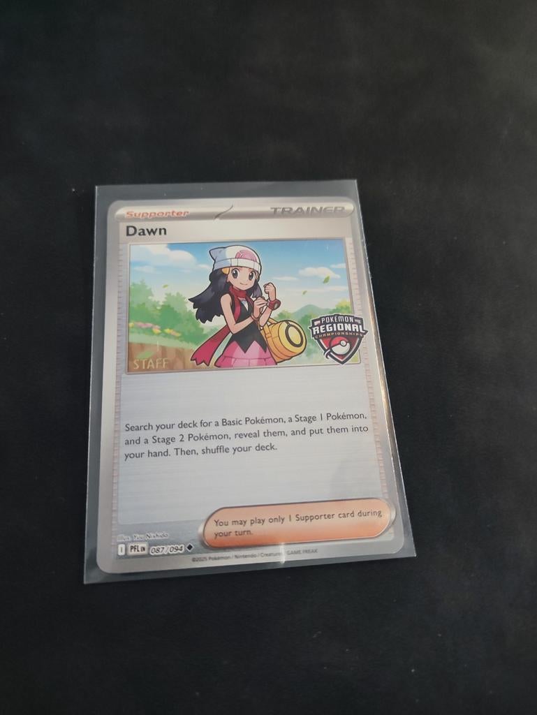 Pokemon Dawn regional ch staff, Hobby en Vrije tijd, Verzamelkaartspellen | Pokémon, Ophalen