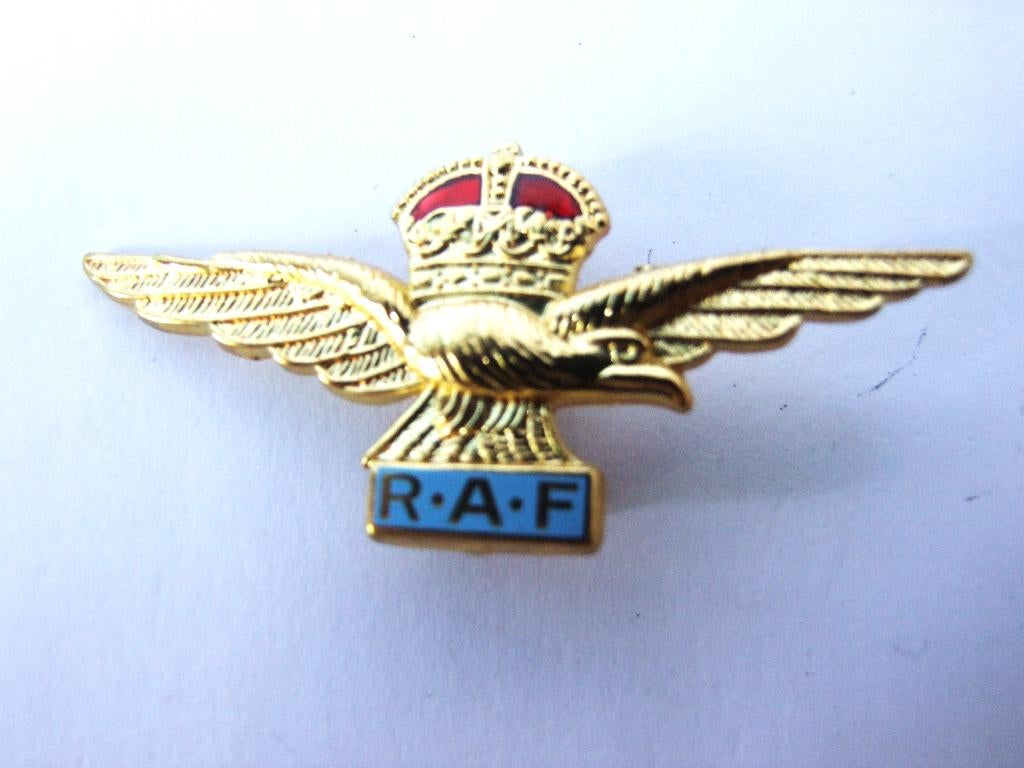 Embleem,Badge,GB,WWII,RAF,Royal Air Force,Side,Cap,Schuitje, Verzenden, Luchtmacht, Engeland, Embleem of Badge