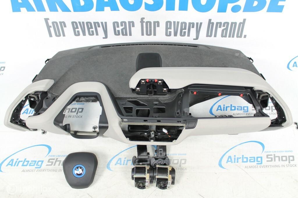 Airbag set Dashboard leder beige stiksels BMW i3 2017-heden, Auto-onderdelen, Dashboard en Schakelaars, Gebruikt, Ophalen of Verzenden