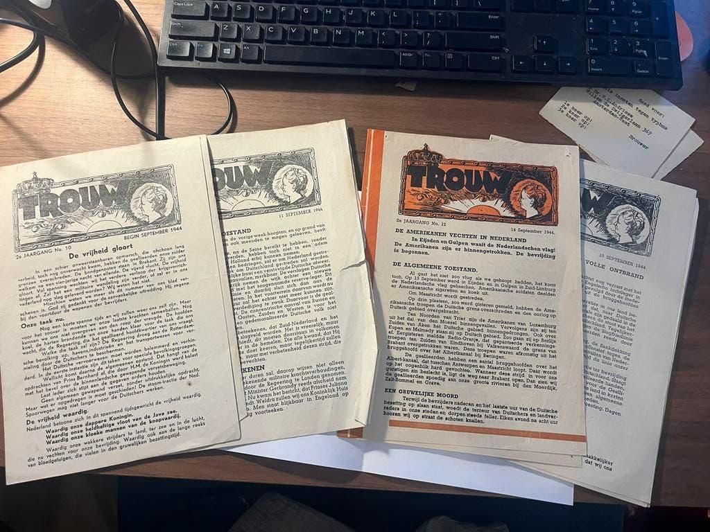 Trouw, krant uit het verzet, Verzamelen, Ophalen of Verzenden, 1940 tot 1960, Nederland, Tijdschrift
