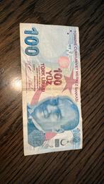Turks bankbiljet 100 Lira 1970 Ataturk, Ophalen of Verzenden, Overige landen, Los biljet